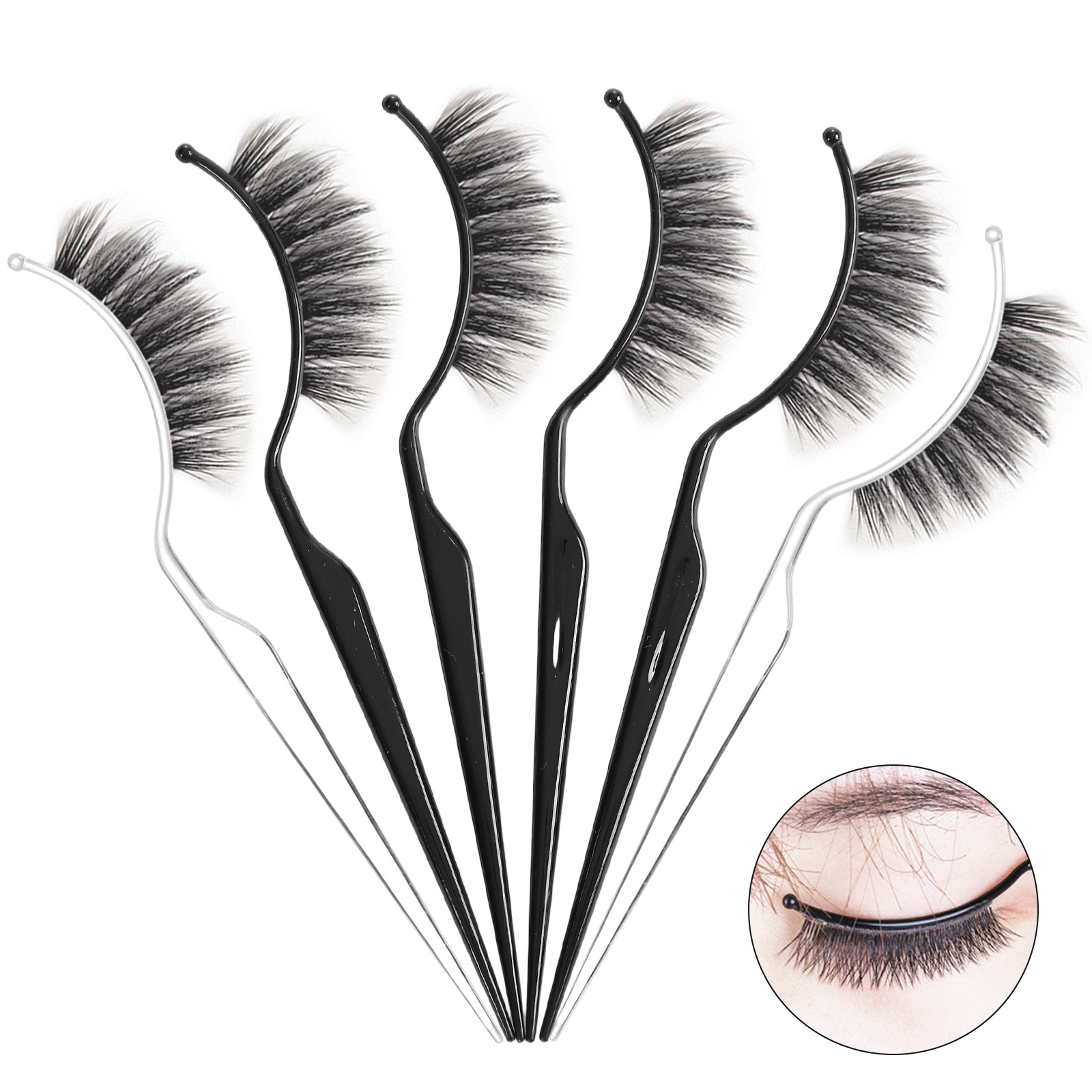Eyelash Extension Model - 10 pz. Dispositivo per la prova
