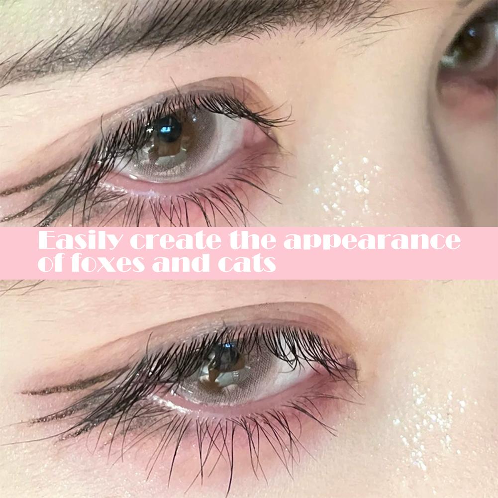 Eyelash Extension Fox Eye - Trucco Wispy Lash Cluster Manga Natura