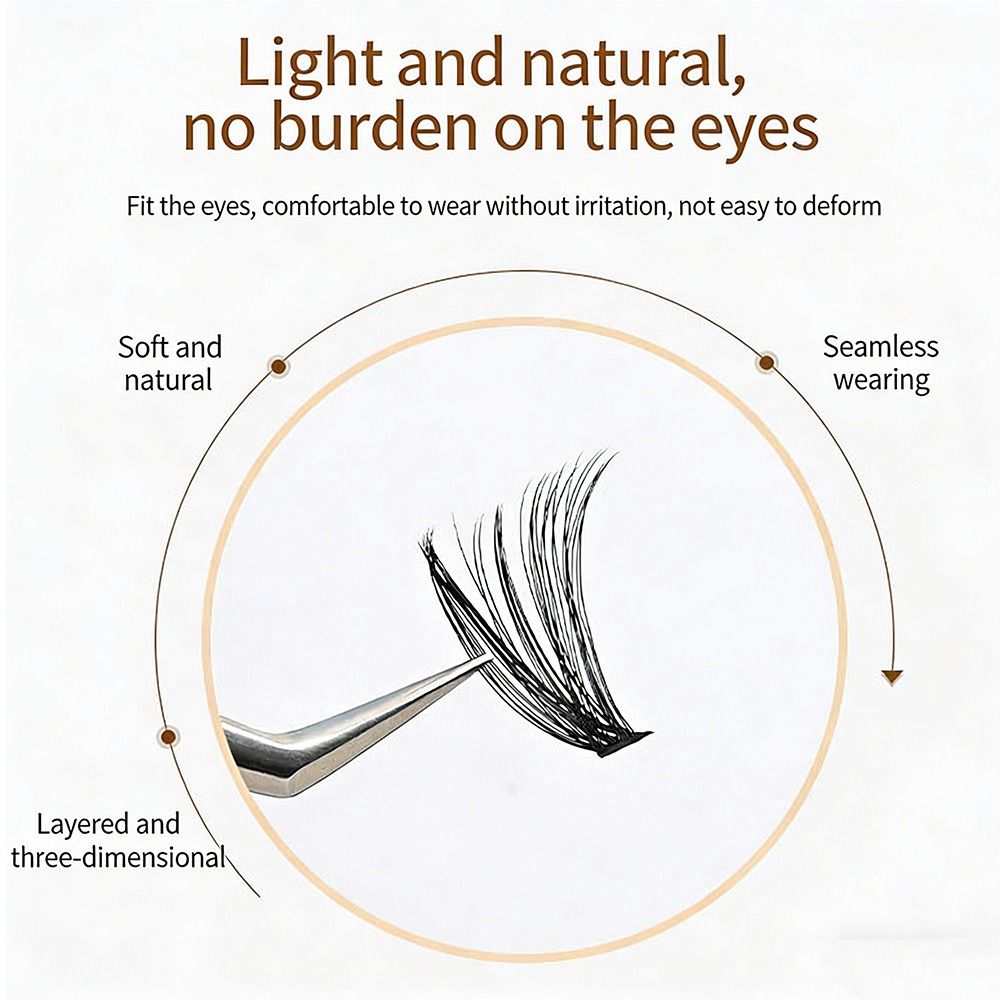 Faux Mink Lash - Ciglia Finte dall'Aspetto Naturale, Stile Wispy