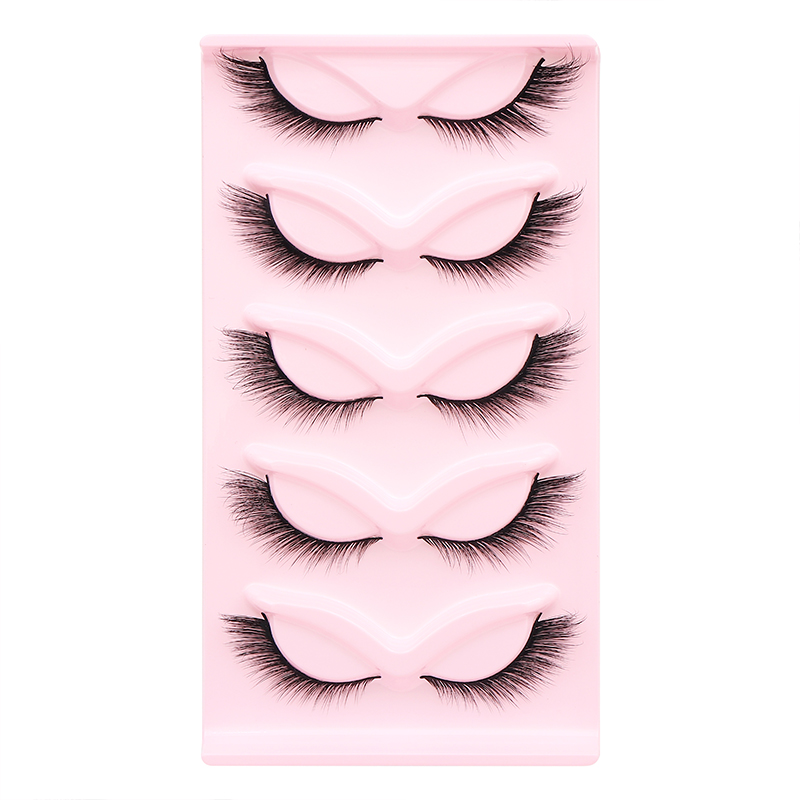 5 paia soffici ciglia finte vo - Eyelash Extension Fox Eye recensione e prezzo