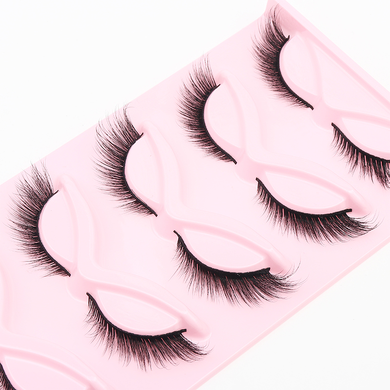 5 paia soffici ciglia finte vo - Eyelash Extension Fox Eye recensione e prezzo