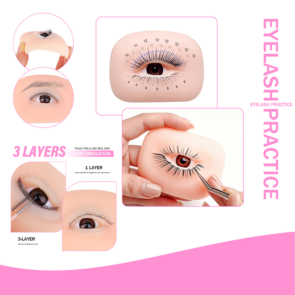 Modello di Occhi per Estension - Eyelash Extension Model recensione e prezzo