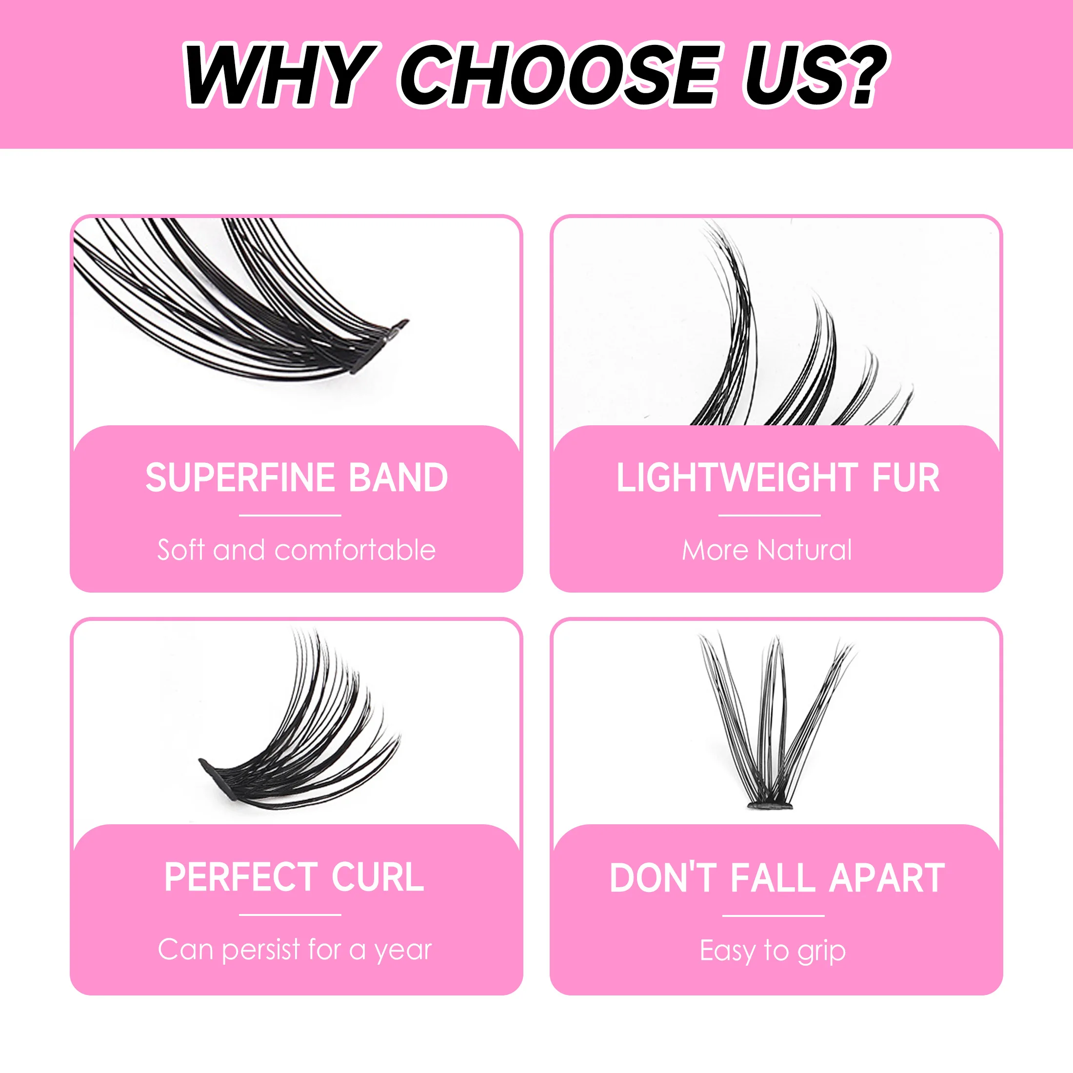 Kit ciglia di estensione a gra - Eyelash Extension Full Set recensione e prezzo