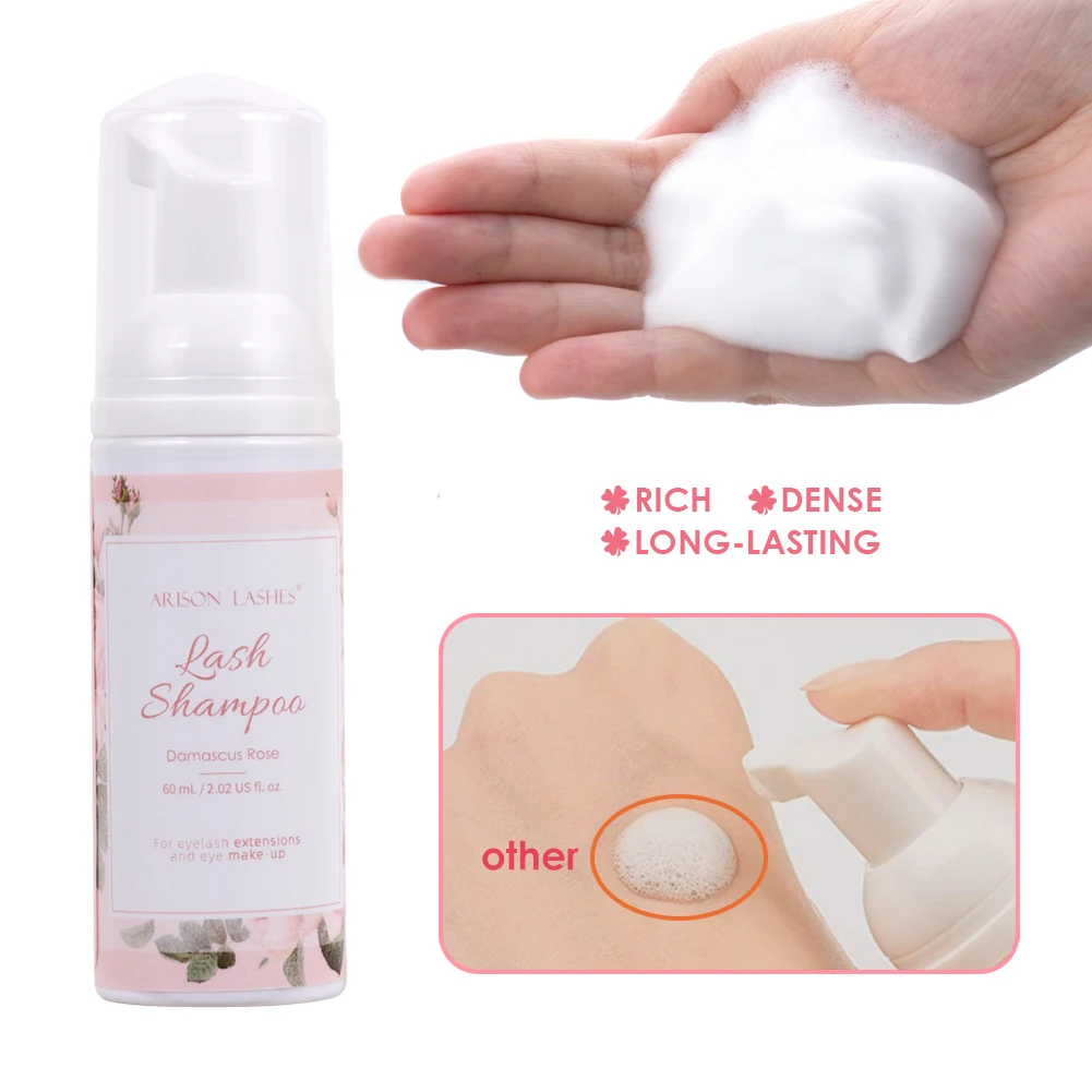 ARISON10 bottiglie 60ml deterg - Eyelash Extension Foam Cleanser recensione e prezzo