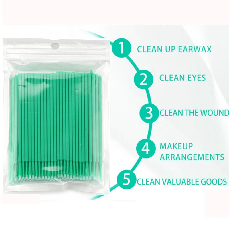 50/100PCS Micro Spazzole Usa E - Eyelash Extension Eyeliner recensione e prezzo