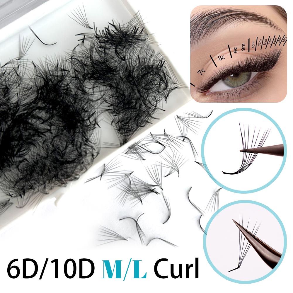 500 Ventole 6D 6mm 10D ML Arri - Eyelash Extension Fox Eye recensione e prezzo