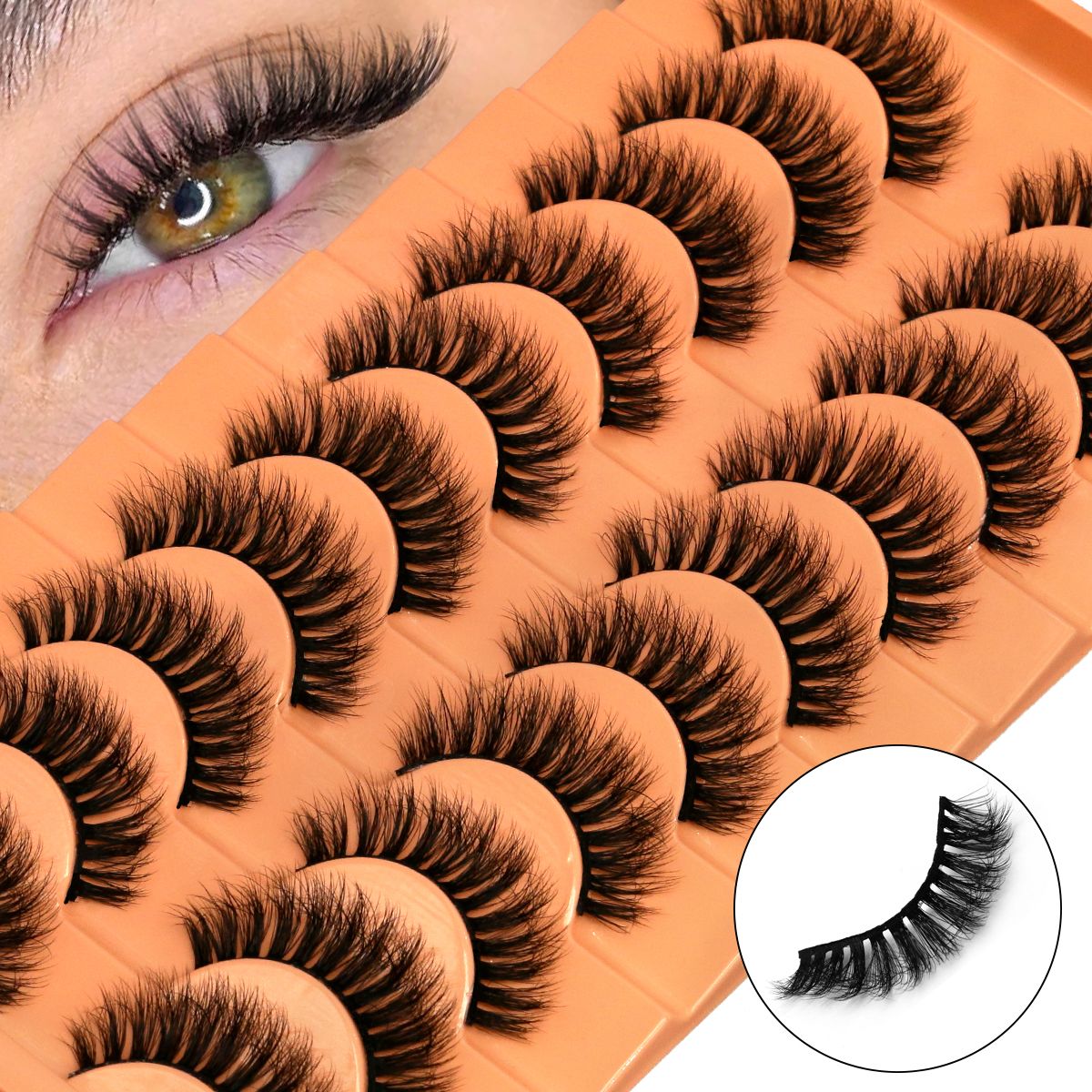 10 Paia di Ciglia Finte 6D in  - Faux Mink Lash recensione e prezzo