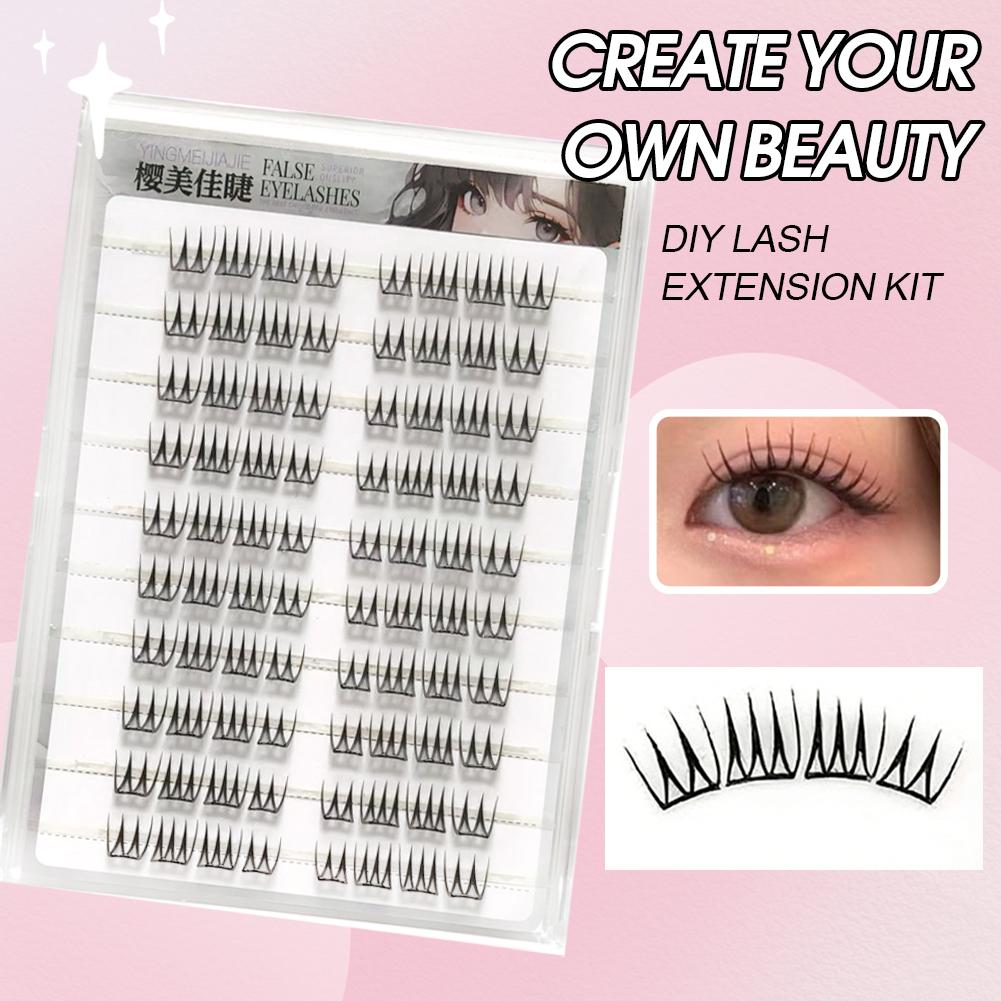 Ciglia finte a forma di U senz - Eyelash Extension Korea recensione e prezzo