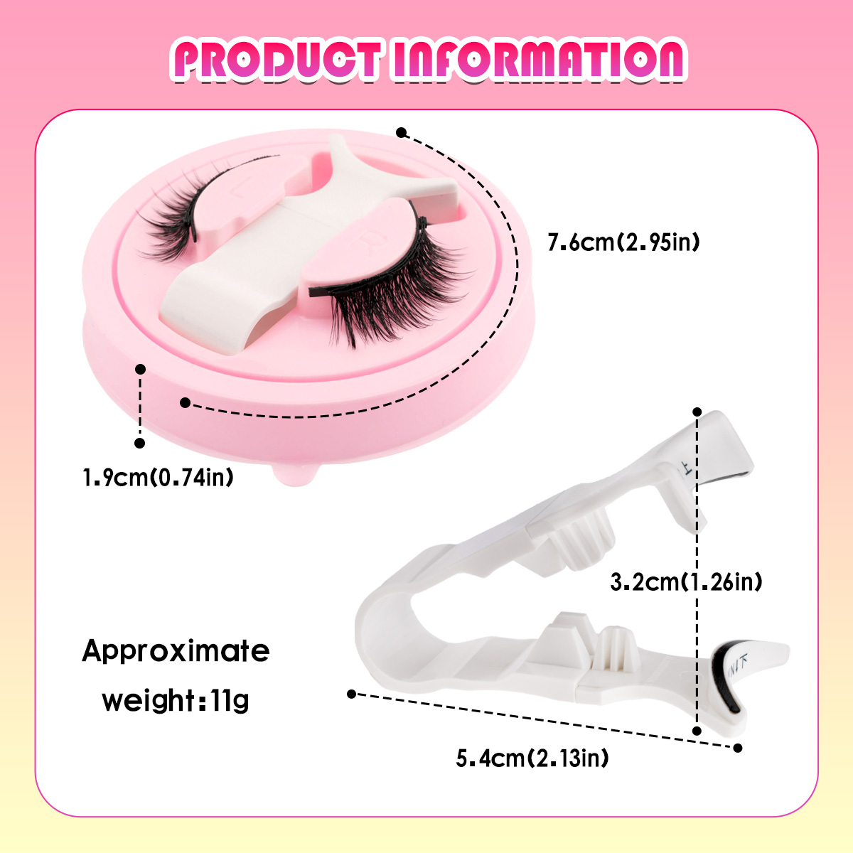 Nuovo 1 paio di ciglia magneti - Faux Mink Lash recensione e prezzo