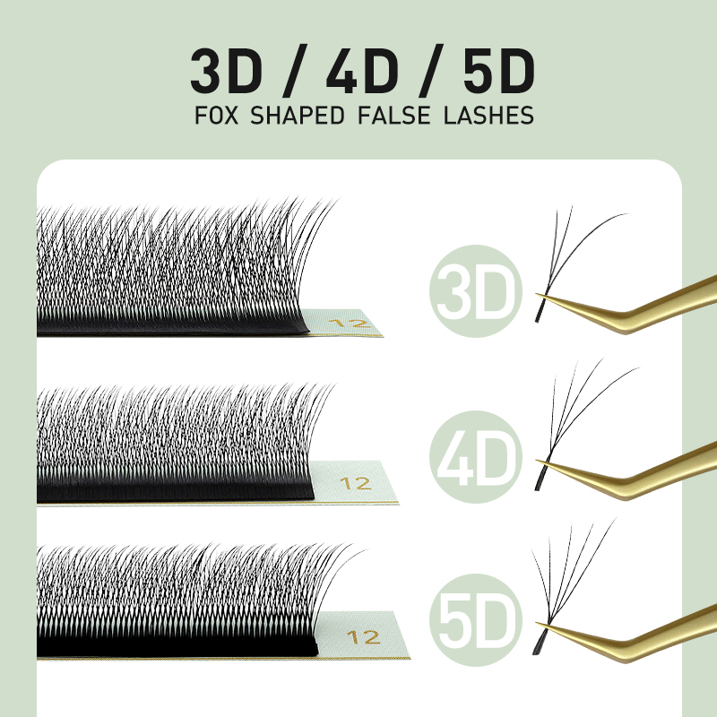 SAKURAHANA Ciglia Finte a Form - Eyelash Extension Fox Eye recensione e prezzo