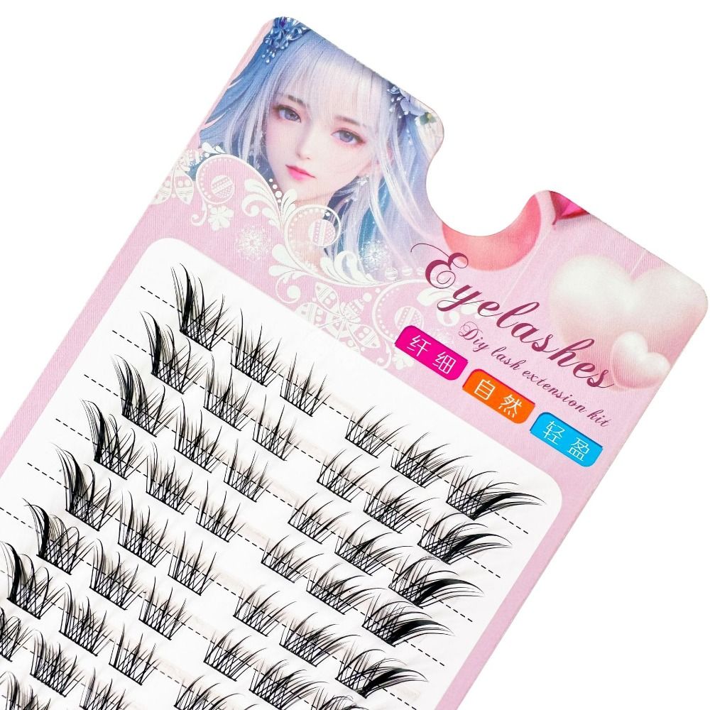 3D Cat Eye Cluster Ciglia Mang - Eyelash Extension Fox Eye recensione e prezzo